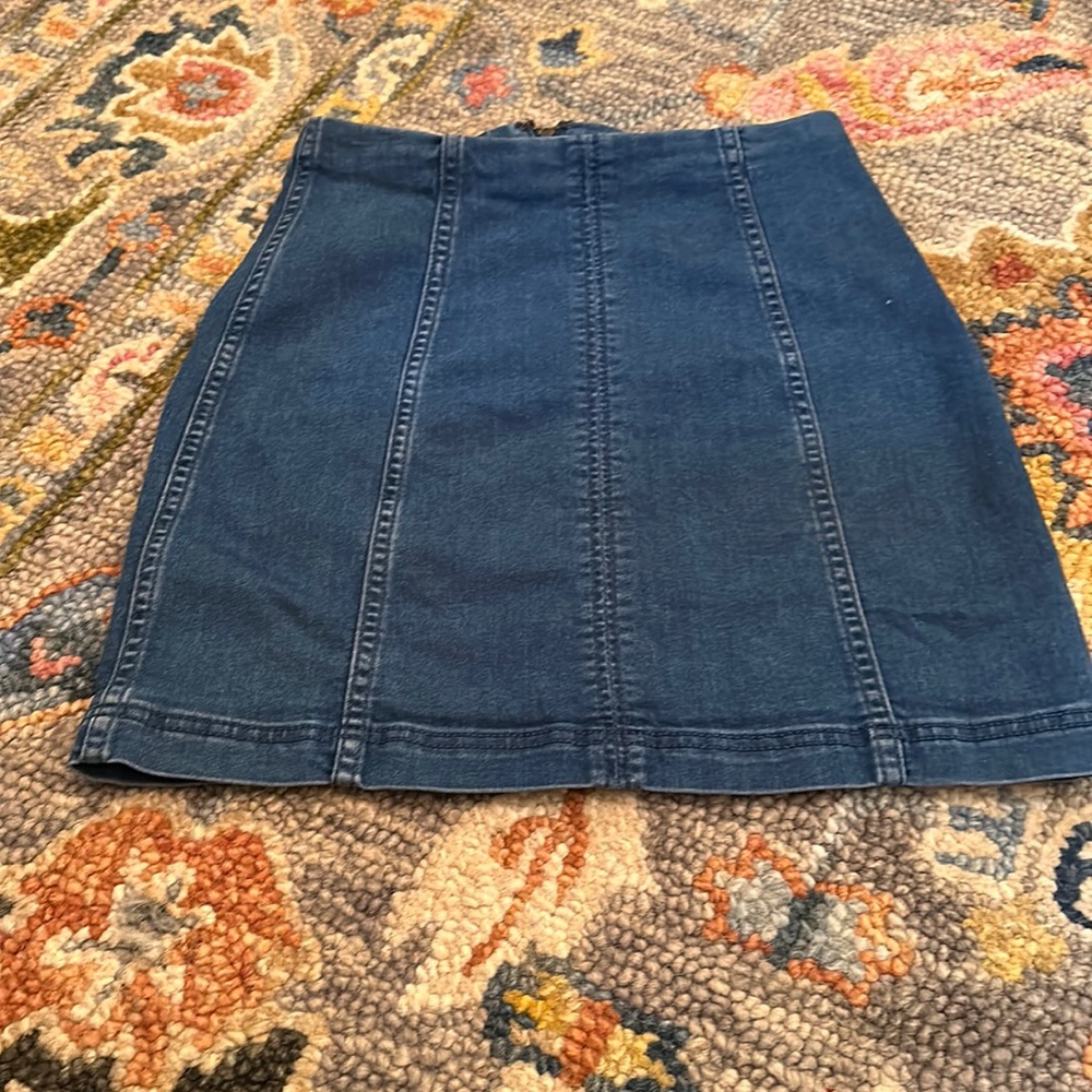 Free People Denim Skirt Size 4